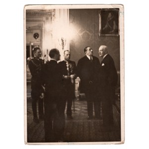 II RP, Fotografia prezydenta Mościckiego na Zamku Królewskim w Warszawie