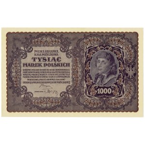 II RP, 1000 polských marek 1919 3. série AS