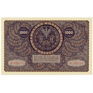 II RP, 1000 marek polskich 1919 III seria AS