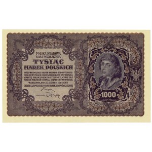 II RP, 1000 marek polskich 1919 III SERJA AH