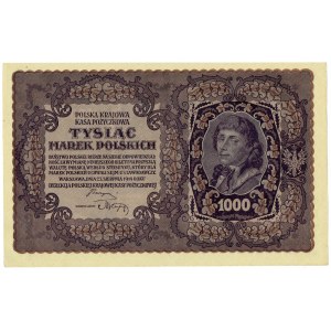 II RP, 1000 marek polskich 1919 III SERJA AH