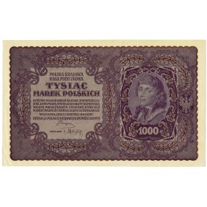 II RP, 1000 polských marek 1919 2. série AX