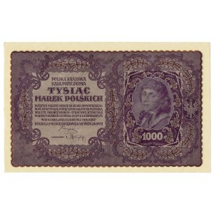 II RP, 1000 marek polskich 1919 II SERJA AG