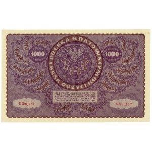 II RP, 1000 polnische Mark 1919 II SERIE O