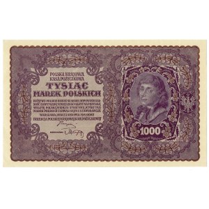 II RP, 1000 marek polskich 1919 II SERJA K