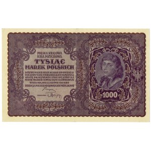 II RP, 1000 polnische Mark 1919 1. Serie CC