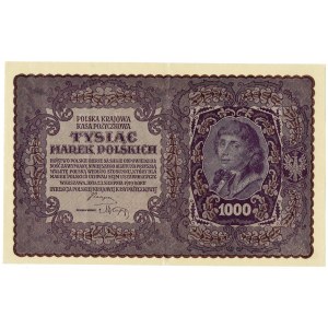 II RP, 1000 polnische Mark 1919 I SERIE DM