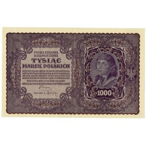 II RP, 1000 polských marek 1919 I SÉRIE DM