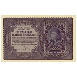 II RP, 1000 polnische Mark 1919 I SERIE DM