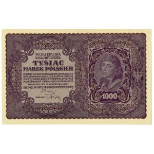 II RP, 1000 polnische Mark 1919 I SERJA DY