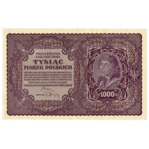 II RP, 1000 poľských mariek 1919 1. séria BM