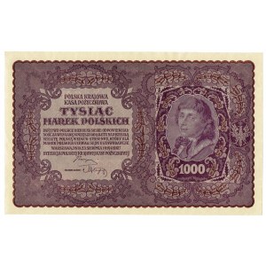 II RP, 1000 marek polskich 1919 I seria BM