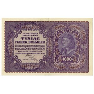 II RP, 1000 marek polskich 1919 I SERJA U