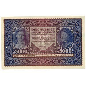 II RP, 5000 marek polskich 1919 II Serja B