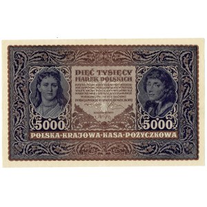 II RP, 5000 marek polskich 1919 III Serja A