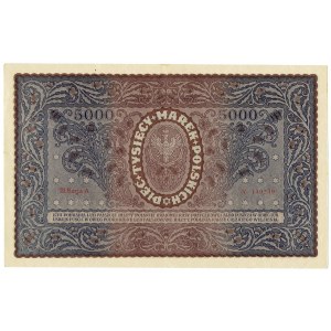 II RP, 5000 polnische Mark 1919 III Serie A