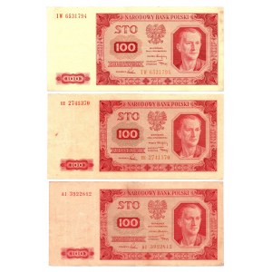 PRL, Zestaw 100 złotych 1948