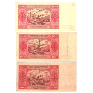 Volksrepublik Polen, 100-Zloty-Satz 1948