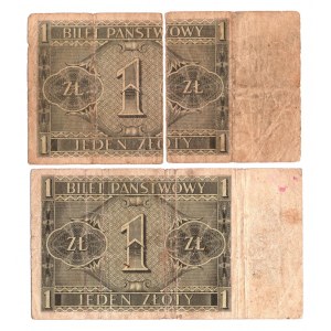 II RP, Zestaw 1 złoty 1938 - 2 egzemplarze