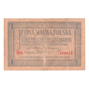 II RP, 1 polnische Mark 1919 IBN