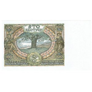 II RP, 100 Zloty 1932 AU. - zusätzliches Wasserzeichen X