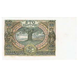 II RP, 100 Zloty 1932 AŁ. - zusätzliches Wasserzeichen X