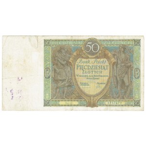 II RP, 50 zlotých 1925 G