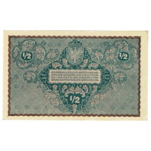 II RP, 1/2 polnische Marke 1920