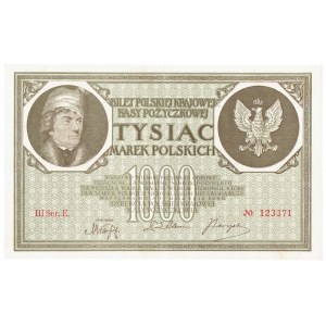 II RP, 1000 marek polskich 1919, III ser. E