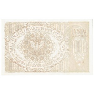 II RP, 1000 poľských mariek 1919, 3. séria. E