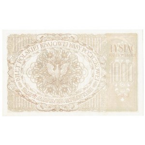 II RP, 1000 marek polskich 1919, III ser. E