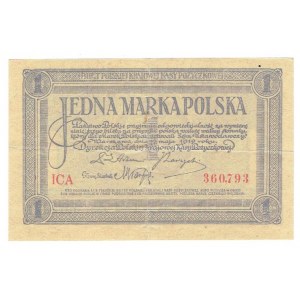 II RP, 1 polnische Mark 1919 ICA