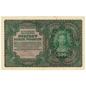 II RP, 500 marek polskich 1919 II Serja AM