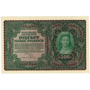 II RP, 500 marek polskich 1919 II Serja AS