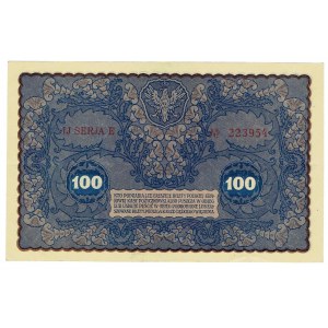 II RP, 100 marek polskich 1919 IJ Serja E