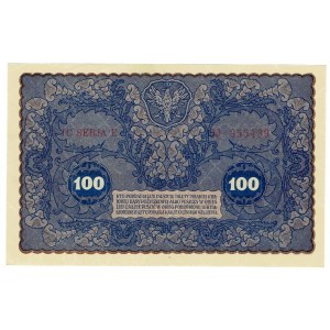 II RP, 100 polnische Mark 1919 IC Serie E