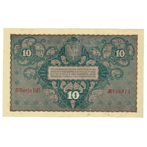 II RP, 10 marek polskich 1919 II Serja DE