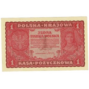 II RP, 1 polská marka 1919 1. série EA