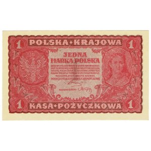 II RP, 1 marka polska 1919 I SERIA GC