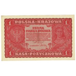 II RP, 1 marka polska 1919 I SERIA AM