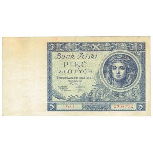 II RP, 5 zlotých 1930 T