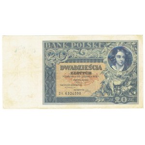 II RP, 20 zlotých 1931 DK