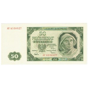 PRL, 50 złotych 1948 AY
