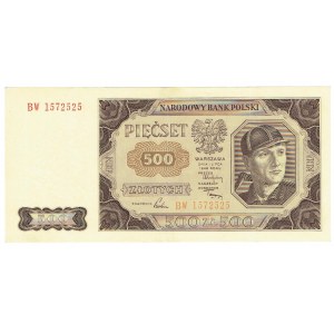 PRL, 500 złotych 1948 BW
