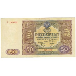 PRL, 50 złotych 1946 P