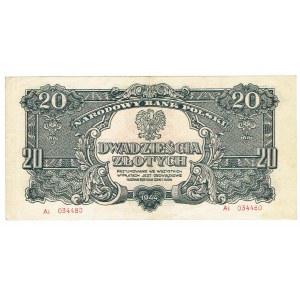 PRL, 20 złotych 1944 , ...owe... Ai