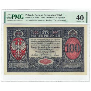 100 mkp 1916 A Jeneral PMG 40