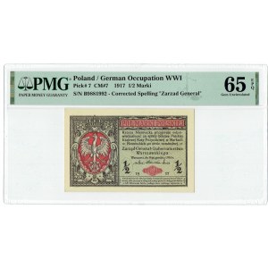 1/2 mkp 1916 B Generał - PMG 65 EPQ