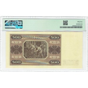 PRL, 500 Zloty 1948 BK ex. Lucow PMG 55