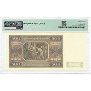 PRL, 500 Zloty 1948 CC - PMG 67 EPQ MODELL